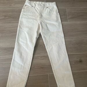 White lands end slacks 31x32